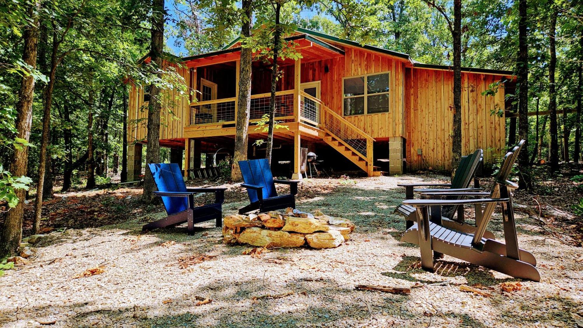 Hideaway Cabin Near Mammoth Springs, Ark Exteriör bild